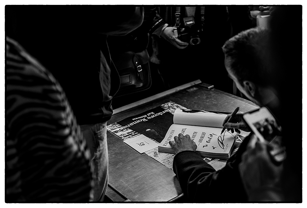 RAF SIMONS BOOK SIGNING ANOTHER MAGAZINE SS20 PFW