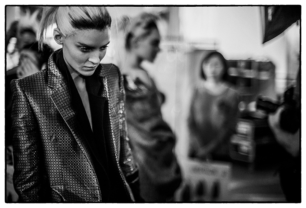 PARIS FASHION WEEK BACKSTAGE AT HAIDER ACKERMANN
