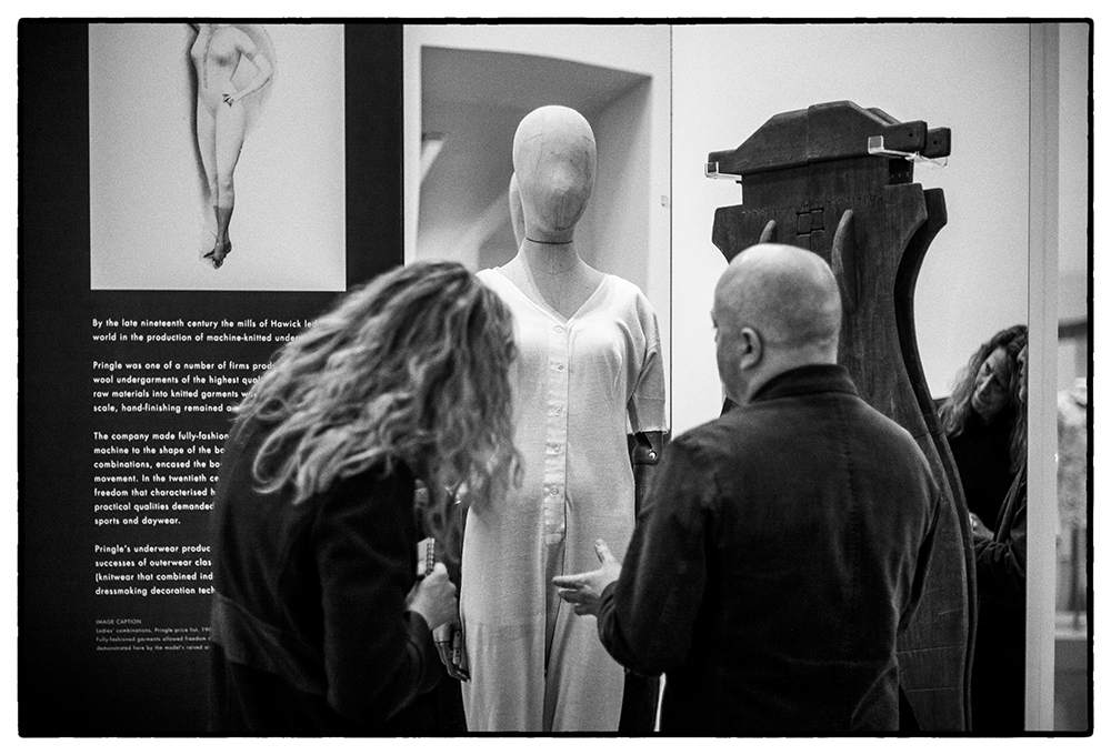 200 YEARS PRINGLE OF SCOTLAND FULLY FASHIONED EXHIBITION FW15 LFW