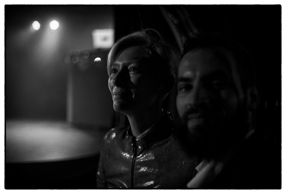 TILDA SWINTON AT IRIS VAN HERPEN SS14 PFW