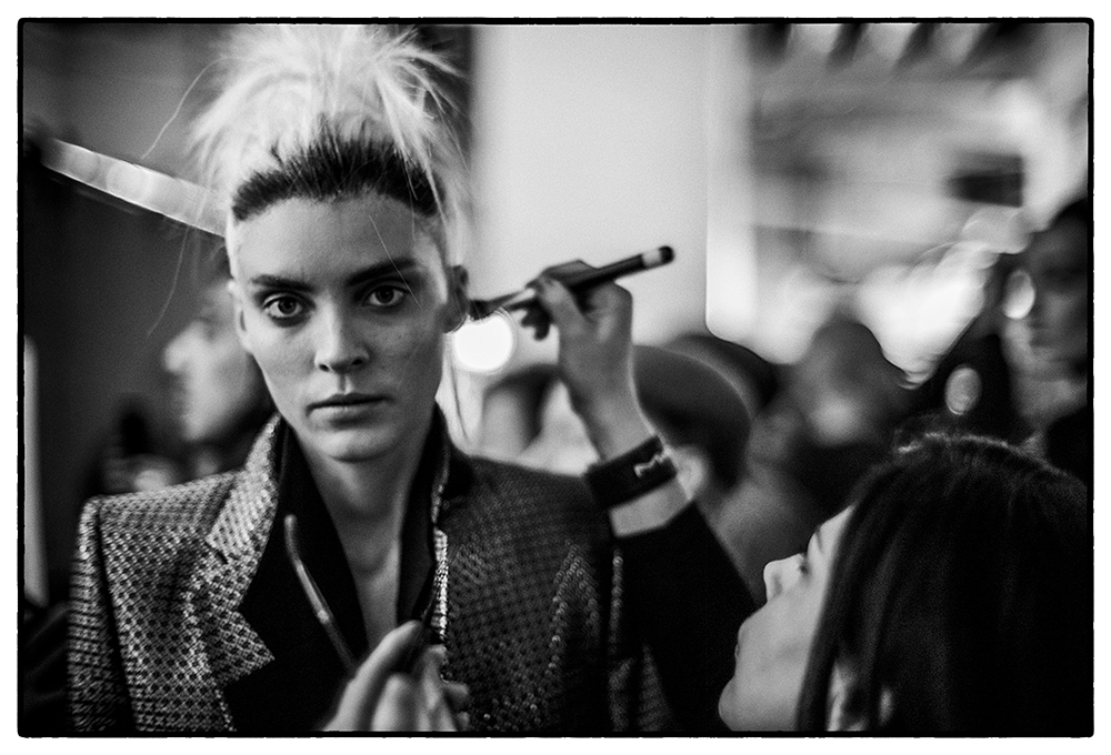 PARIS FASHION WEEK BACKSTAGE AT HAIDER ACKERMANN