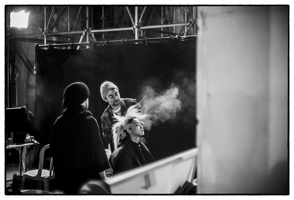 PARIS FASHION WEEK BACKSTAGE AT HAIDER ACKERMANN