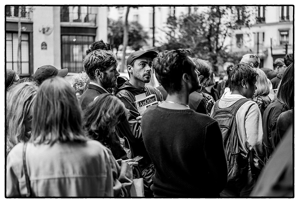 RAF SIMONS BOOK SIGNING ANOTHER MAGAZINE SS20 PFW