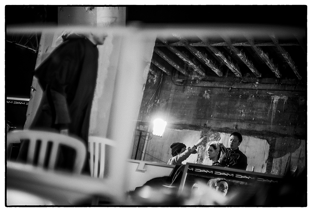 PARIS FASHION WEEK BACKSTAGE AT HAIDER ACKERMANN