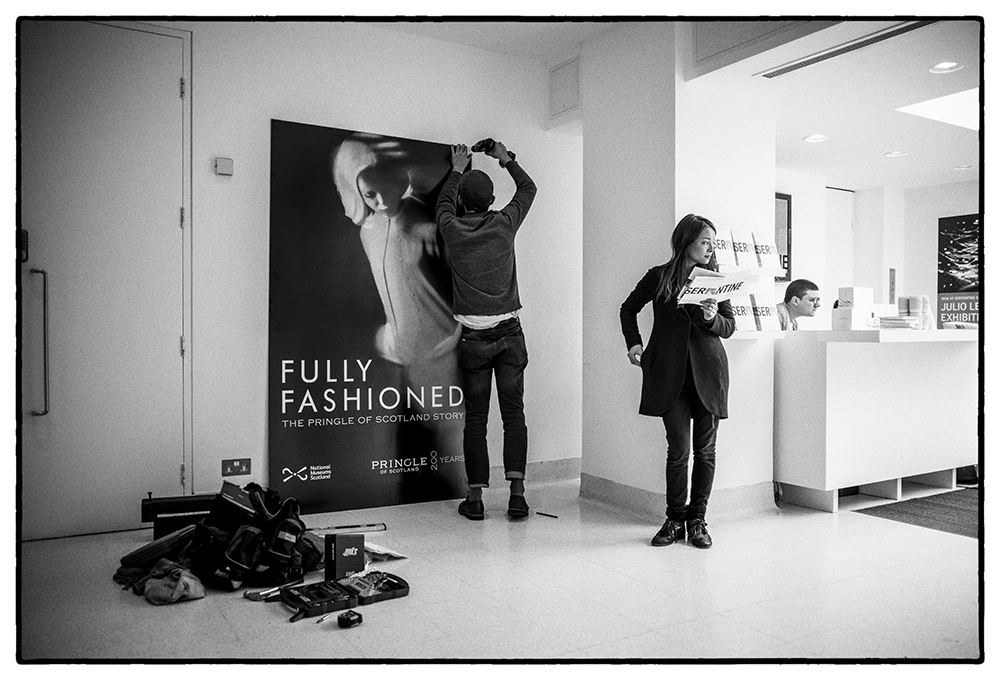 200 YEARS PRINGLE OF SCOTLAND FULLY FASHIONED EXHIBITION FW15 LFW