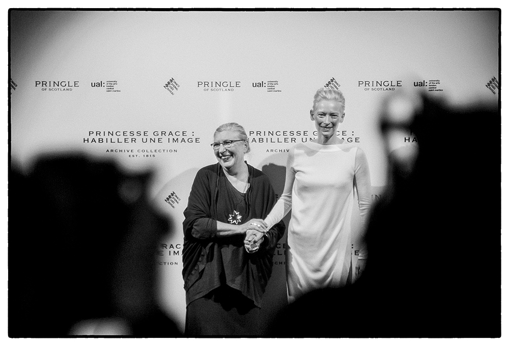 TILDA SWINTON AT PRINGLE OF SCOTLAND FW13 PFW